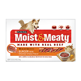 Moist & Meaty Dog Food Burger w/Cheddar Cheese Full-Size Picture